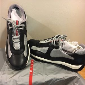 Prada Linea Rossa US 13/UK 12 Black/Silver
